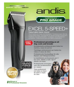 Andis Excel 5 Speed Clipper -FURMINATO Pet Care Shop AN 65435 3