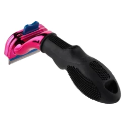 Furminator DeShedding Tool - Small Cat Short Hair Metallic [Pink] -FURMINATO Pet Care Shop FU 01223 4