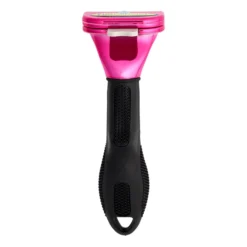 Furminator DeShedding Tool - Small Cat Long Hair Metallic [Pink] -FURMINATO Pet Care Shop FU 01224 3
