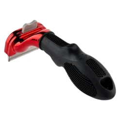Furminator DeShedding Tool - Small Dog Long Hair Metallic [Red] -FURMINATO Pet Care Shop FU 02514 4