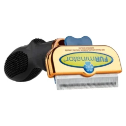 Furminator DeShedding Tool - Medium Dog Short Hair Metalic [Rose Gold] -FURMINATO Pet Care Shop FU 02515 2