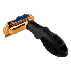 Furminator DeShedding Tool - Medium Dog Short Hair Metalic [Rose Gold] -FURMINATO Pet Care Shop FU 02515 4