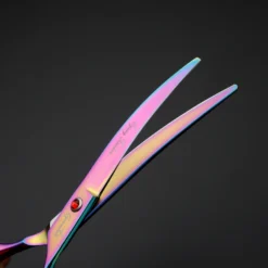 Groomtech Spring Rainbow Pet Grooming Scissors Kit, Set Of 4 With Comb -FURMINATO Pet Care Shop GT SP870 Set4 7