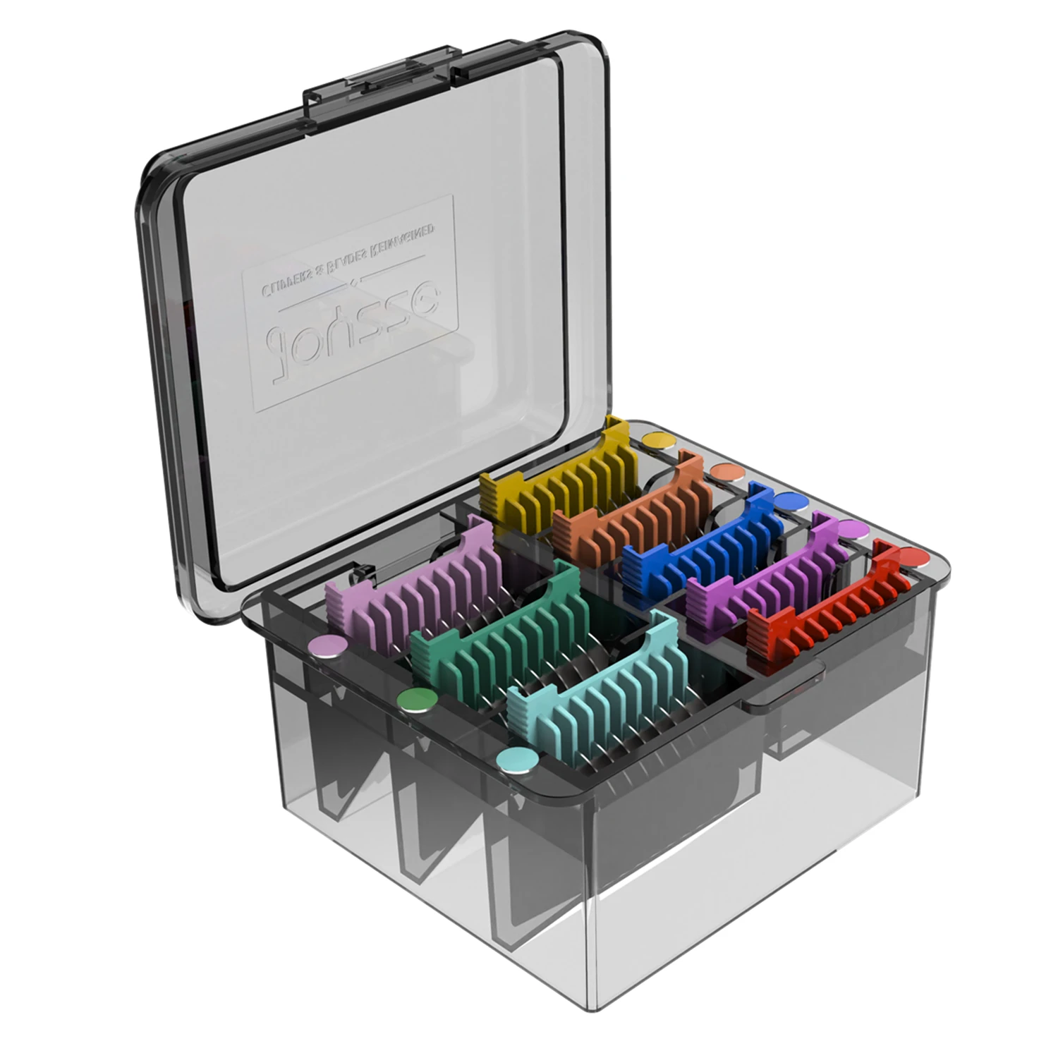 Joyzze 8 Piece 5-in-1 Metal Comb Attachment Set 1 Joyzze 8 Piece 5-in-1 Metal Comb Attachment Set