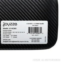 Joyzze 6 Wide Blade + 4 Wide Comb With Stoage Case - Red -FURMINATO Pet Care Shop JY 99087 6