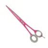 Roseline German Scissors Straight Slim Blade 7.5", Magenta