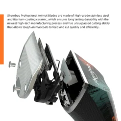 Shernbao Professional 5-in-1 Blade Clipper PGC721 -FURMINATO Pet Care Shop S PGC721 3
