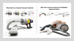 Shernbao Self-Cleaning Pet Brush Kit For Vacuum Cleaners -FURMINATO Pet Care Shop S SMDC KIT 2