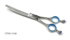 Silver Line Shear Magic Curved Blender 7", 32T -FURMINATO Pet Care Shop SL MDC7032 2