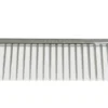 KissGrooming Ultra Premium Brass Comb In Chrome 24.5cm