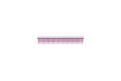 Utsumi 4.5" Mini Pink Line Comb