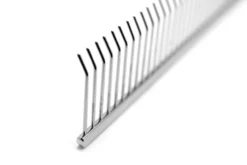 Utsumi 7.5" ECO Special #1S Brass Comb, Curved Tip - Silver